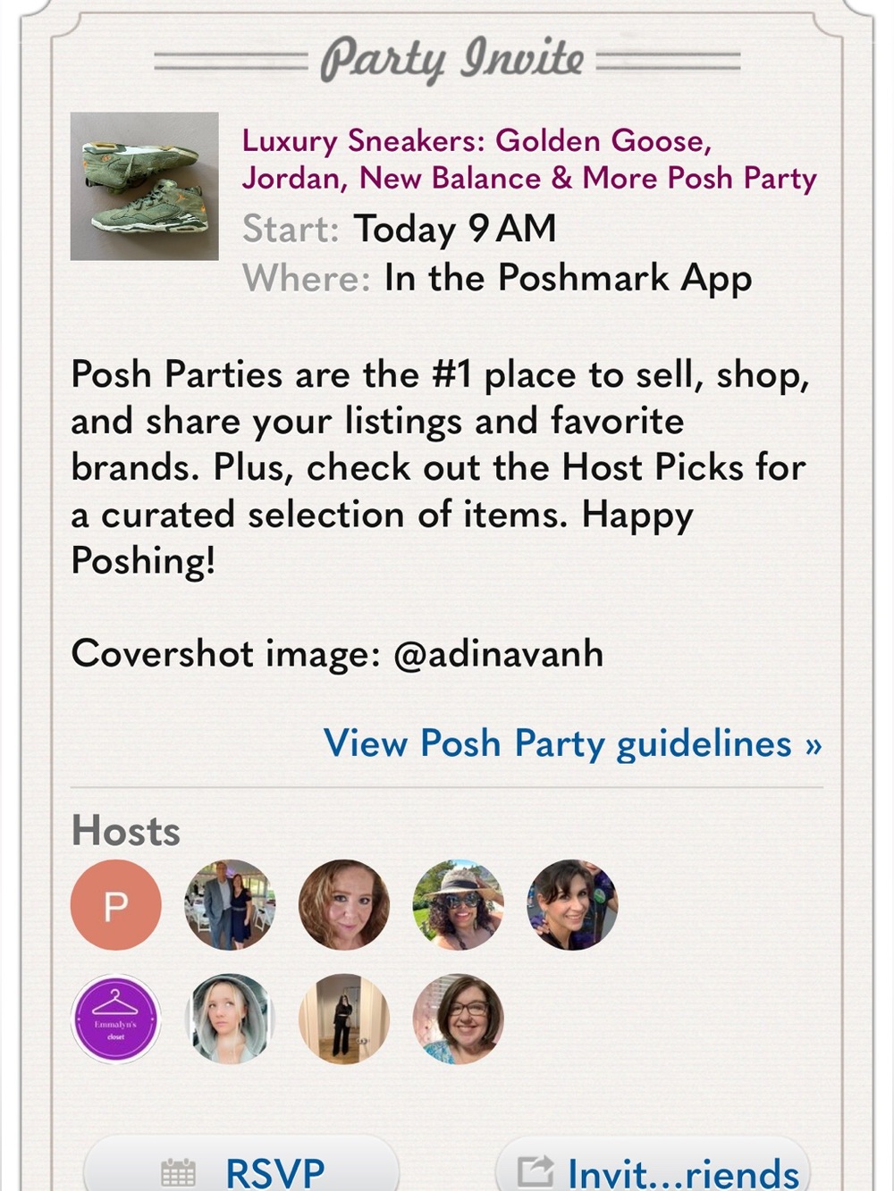 “Luxury Sneakers” Posh Party - July 7th @ 9AM PDT - Picture 2 of 3